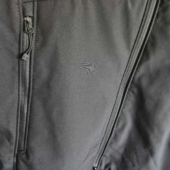 5.11 Tactical Softshell Jacket Men's Small Black Full Zip Water Resistant - Picture 7 of 9